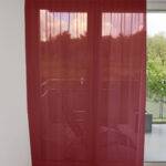 Voilage DENVER rideau ouvert Bordeaux [310] • rideaux123.ch