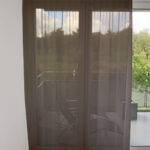 Voilage DENVER rideau ouvert Marron [150] • rideaux123.ch