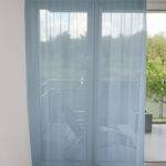 Voilage DENVER rideau ouvert Bleu clair [525] • rideaux123.ch