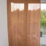 Voilage DENVER rideau ouvert Orange [340] • rideaux123.ch