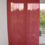 Voilage DENVER rideau ouvert Rouge [300] • rideaux123.ch