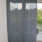 Voilage DENVER rideau ouvert Bleu acier [520] • rideaux123.ch