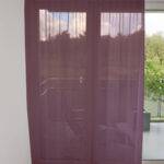 Voilage DENVER rideau ouvert Violet [538] • rideaux123.ch