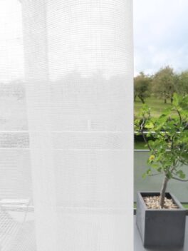 Voilage SACRAMENTO conclusion à droite Blanc