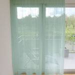 Voilage SACRAMENTO rideau fermé Vert [400] • rideaux123.ch