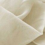 Voilage ALICANTE Blanc crème [07] échantillon de tissu • rideaux123.ch