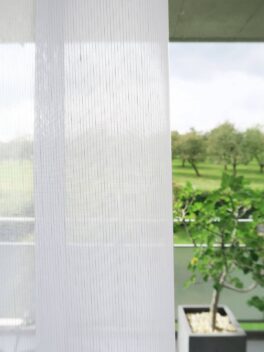 Voilage ESBERG conclusion à droite Blanc