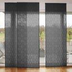 Parois japonaise OLE OSCINE rideau fermé Anthracite [05-iron] • rideaux123.ch