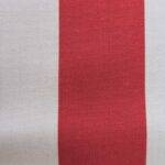 Rideau extérieur MENORCA structure Rouge-blanc [300] • rideaux123.ch