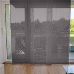 Parois japonais MALAGA rideau fermé Anthracite [810] • rideaux123.ch