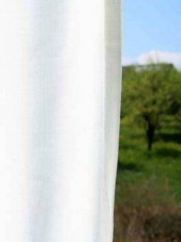 Rideau extérieur RHODOS conclusion à droite Blanc