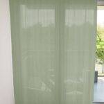 Voilage BENU PURE rideau fermé Vert pâle [304] • rideaux123.ch