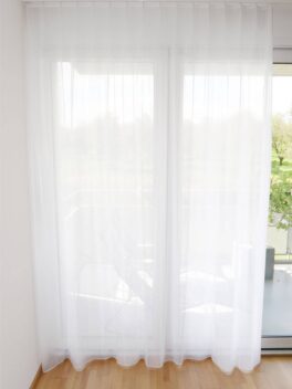 Voilage BENU PURE rideau fermé Blanc [300]