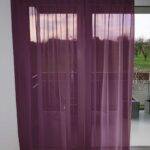 Voilage VEVEY rideau fermé Violet bordeaux [337] • rideaux123.ch