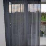 Voilage VEVEY rideau fermé Bleu gris foncé [520] • rideaux123.ch