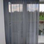 Voilage VEVEY rideau fermé Bleu gris clair [174] • rideaux123.ch