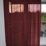 Voilage VEVEY rideau fermé Rouge rubis [300] • rideaux123.ch
