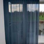 Voilage VEVEY rideau fermé Bleu saphir [515] • rideaux123.ch