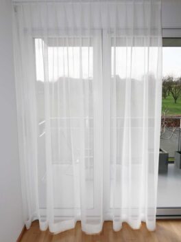 Voilage VEVEY rideau fermé Blanc [100]