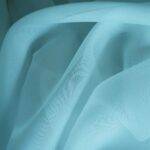 Parois japonaises VEVEY échantillon de tissu turquoise [425] • rideaux123.ch