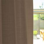 Voilage PALERMO kalsa edition sure mesure Marron [0040] • rideaux123.ch