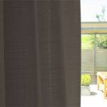 Voilage PALERMO kalsa edition sure mesure Marron foncé [0810] • rideaux123.ch