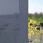Parois japonaises VEVEY conclusion à droite bleu gris foncé • rideaux123.ch