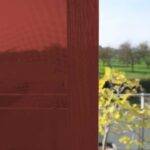 Parois japonaises VEVEY conclusion à droite rouge rubis • rideaux123.ch