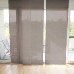 Parois japonaises VEVEY rideau ouvert brun pâle [343] • rideaux123.ch