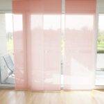 Parois japonaises VEVEY rideau fermé blush [323] • rideaux123.ch