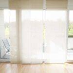 Parois japonaises VEVEY rideau fermé champagne clair [163] • rideaux123.ch