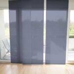 Parois japonaises VEVEY rideau fermé bleu gris foncé [520] • rideaux123.ch