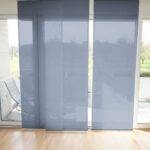 Parois japonaises VEVEY rideau fermé bleu gris clair [174] • rideaux123.ch