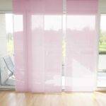 Parois japonaises VEVEY rideau fermé rose clair [320] • rideaux123.ch
