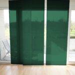 Parois japonaises VEVEY rideau fermé vert mousse [400] • rideaux123.ch