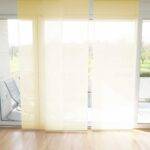 Parois japonaises VEVEY rideau fermé jaune pastel clair [630] • rideaux123.ch