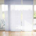 Parois japonaises VEVEY rideau fermé bleu violet pastel [521] • rideaux123.ch