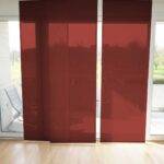 Parois japonaises VEVEY rideau fermé rouge rubis [300] • rideaux123.ch