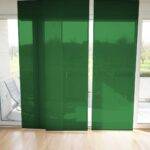 Parois japonaises VEVEY rideau fermé vert sapin [432] • rideaux123.ch