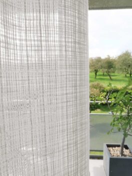 Voilage NILO Fischbacher 1819 Blanc [300] - Fermeture à droite