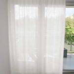 Voilage NILO Fischbacher 1819 Blanc [300] - Rideau fermé • rideaux123.ch