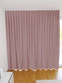 Rideau opaque VINCI rideau fermé vieux rose [0060]
