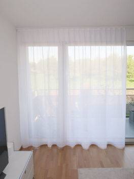 Voilage MESSINA rideau fermé blanc [0001]