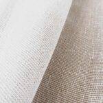 Voilage PINETA échantillon de tissu blanc [0010] • rideaux123.ch