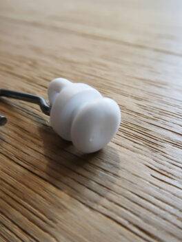 Glisseur à tête ronde avec crochet côté