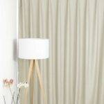 Rideau occultant LONDON MAYFAIR échantillon de tissu beige clair [130] • rideaux123.ch