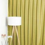 Rideau occultant LONDON MAYFAIR échantillon de tissu vert clair [421] • rideaux123.ch