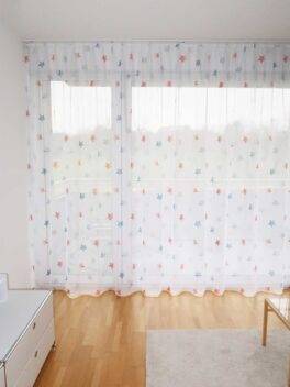 Rideau enfant ESTRELLA rideau fermé Rouge-Bleu [200]