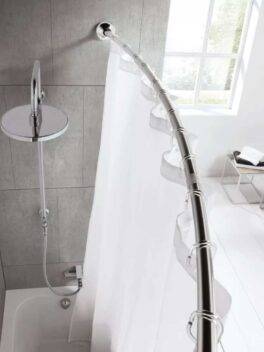 Barre de douche coudée pour baignoire de Kleine Wolke