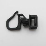 Glisseurs rideaux crochets court en noir • rideaux123.ch